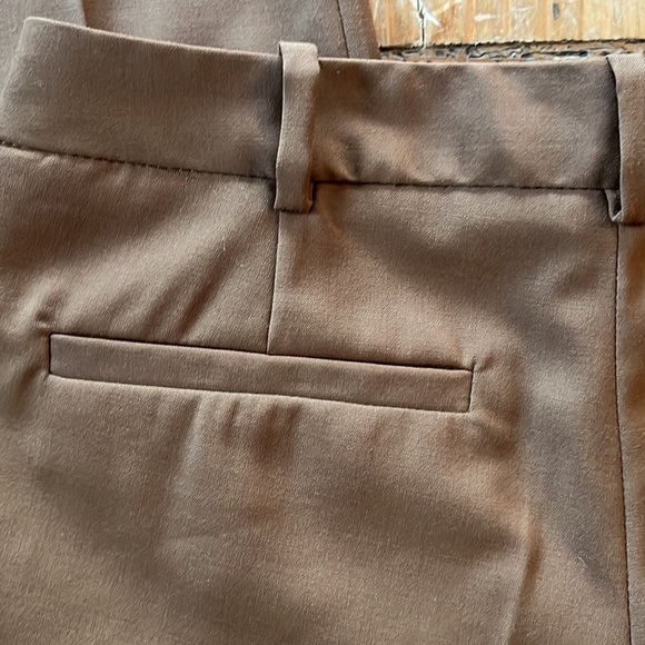 NWT Pure Coll. Slim Leg Wool-Blend Pant Camel 2P - Picture 4 of 9